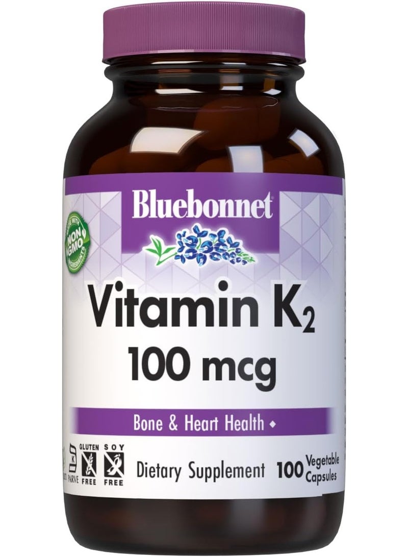 Blue Bonnet Vitamin K2 100 MCG capsules - Image 1